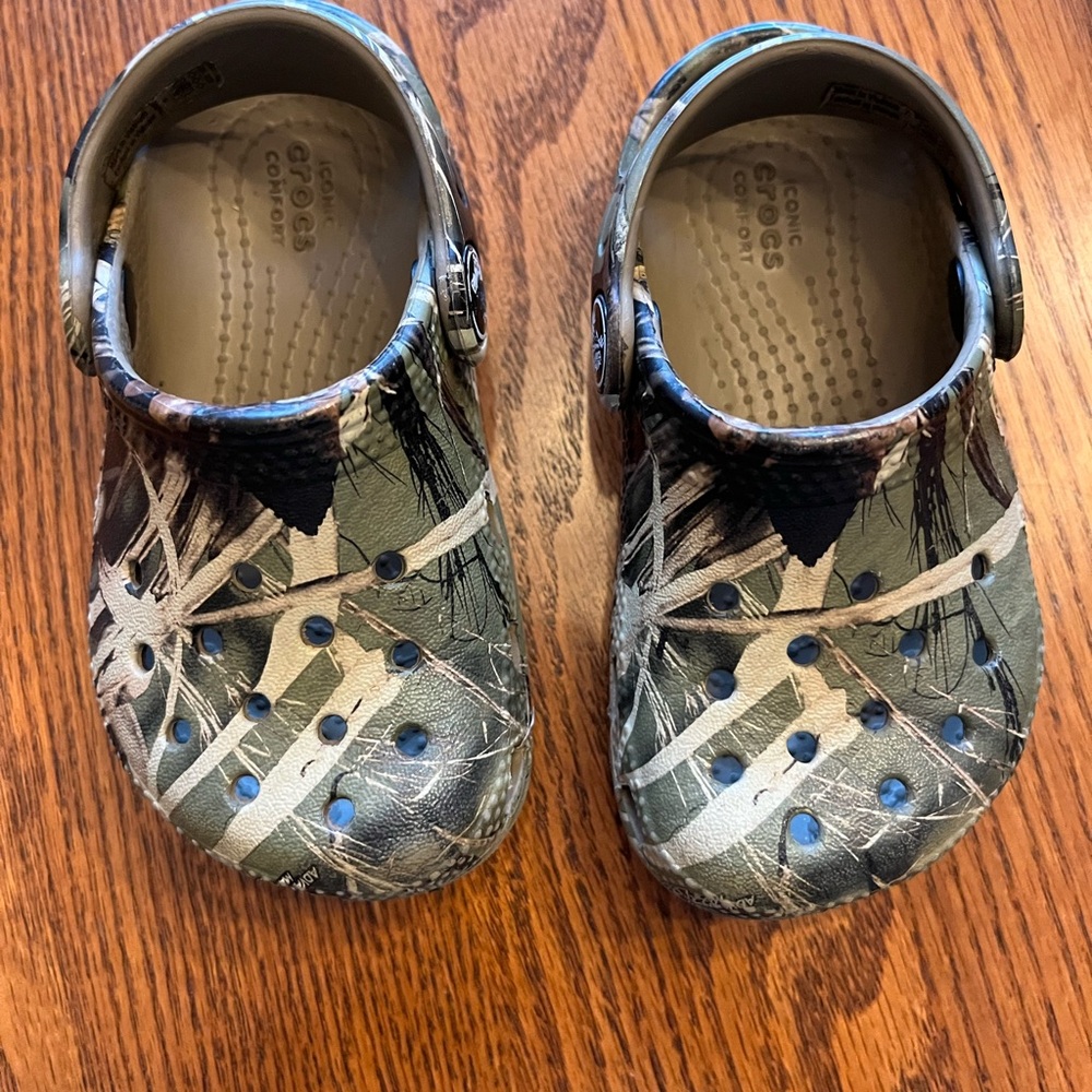 Crocs Kids' Camo Clogs
